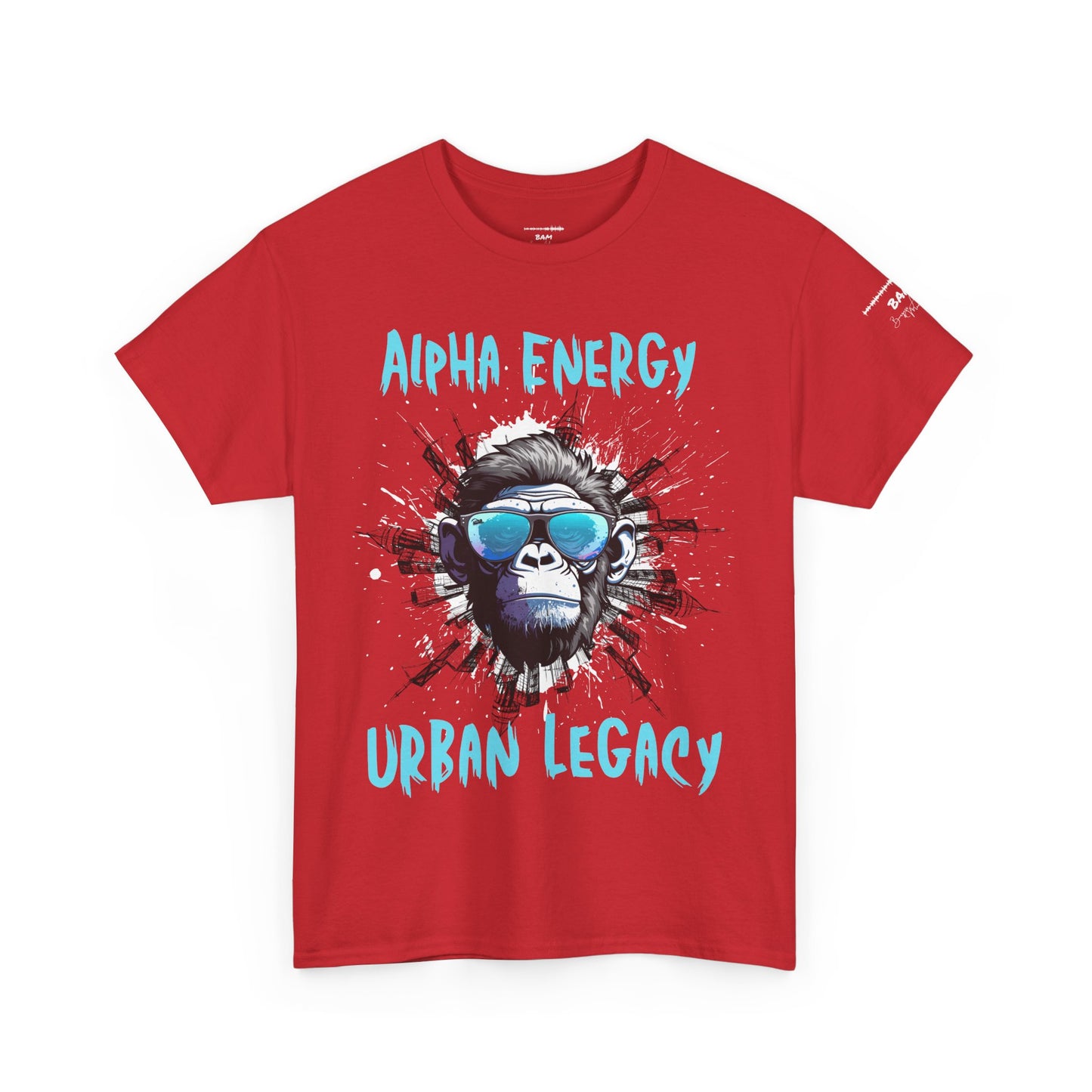 Urban Kong Streetwear Tee – Alpha Vibes, Ape Energy, City Jungle Shirt, Graphic Unisex Comfort Fit, Concrete King Apparel