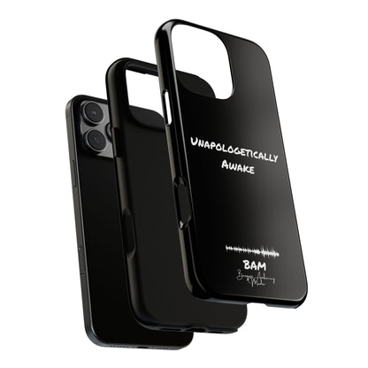 Unapologetically Awake – BAM Conscious Collection Case (Black Edition)