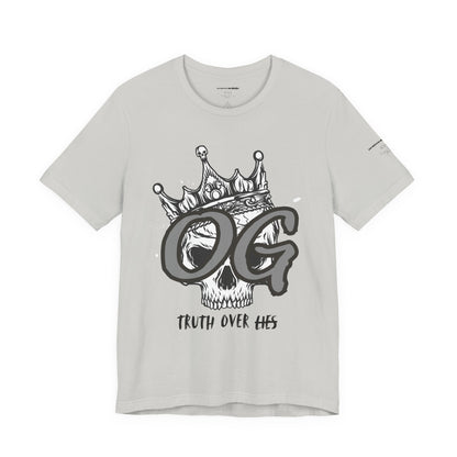 OG Truther Tee | Truth Over Lies Skull Design | Red-Pilled Nutrition Facts Shirt | Unisex Streetwear | Matrix Breaker Gift for Truth Seekers