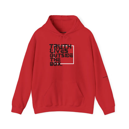 “Outside the Box” Glitch Hoodie – Truth Can’t Be Contained