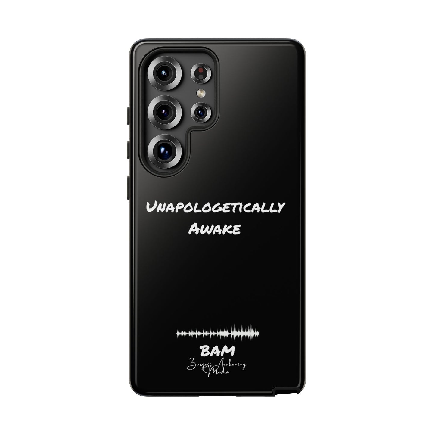 Unapologetically Awake – BAM Conscious Collection Case (Black Edition)