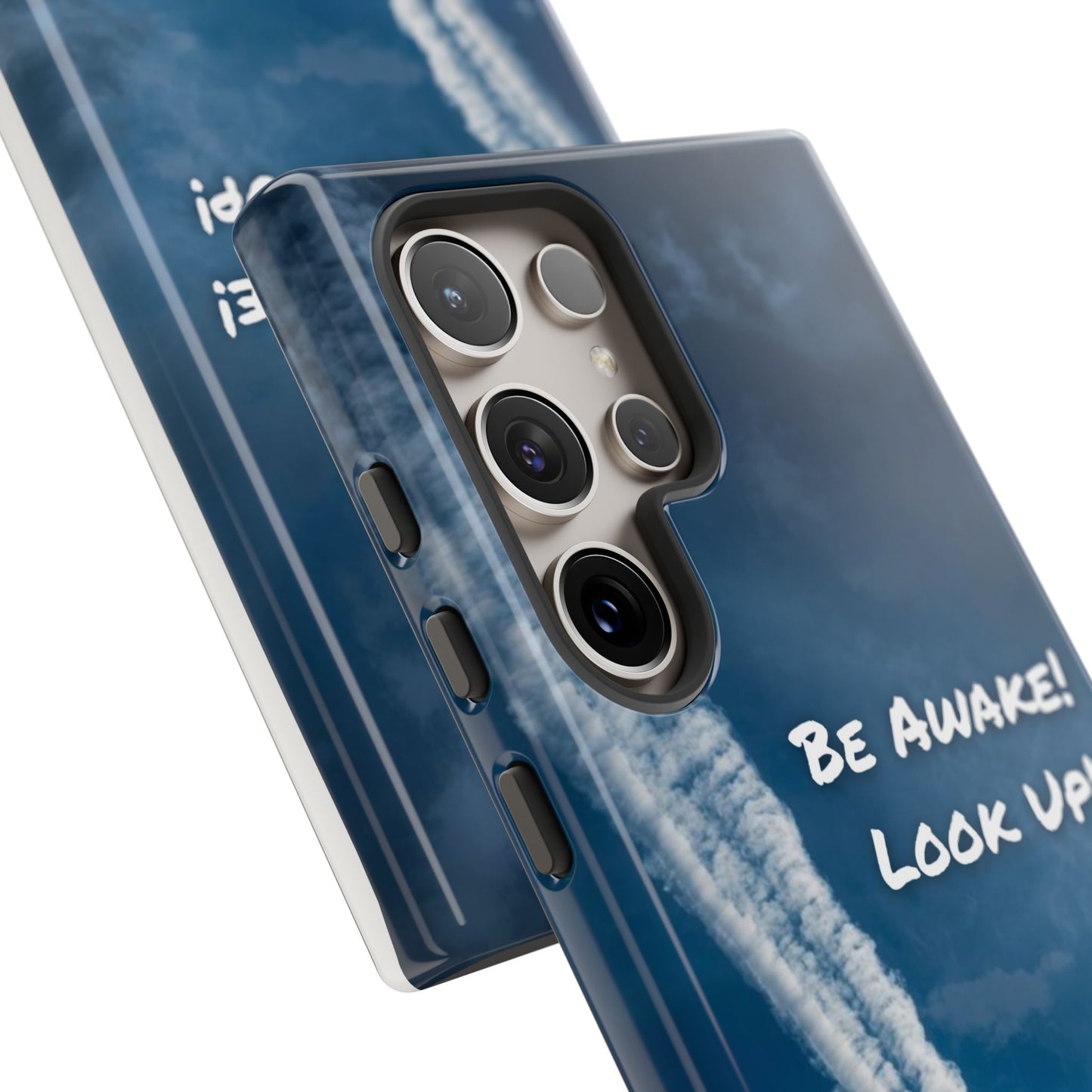 Be Awake – Look Up! Chemtrail Awareness Phone Case (BAM Conscious Collection)