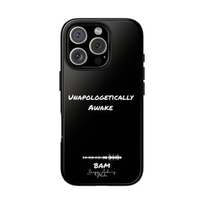 Unapologetically Awake – BAM Conscious Collection Case (Black Edition)