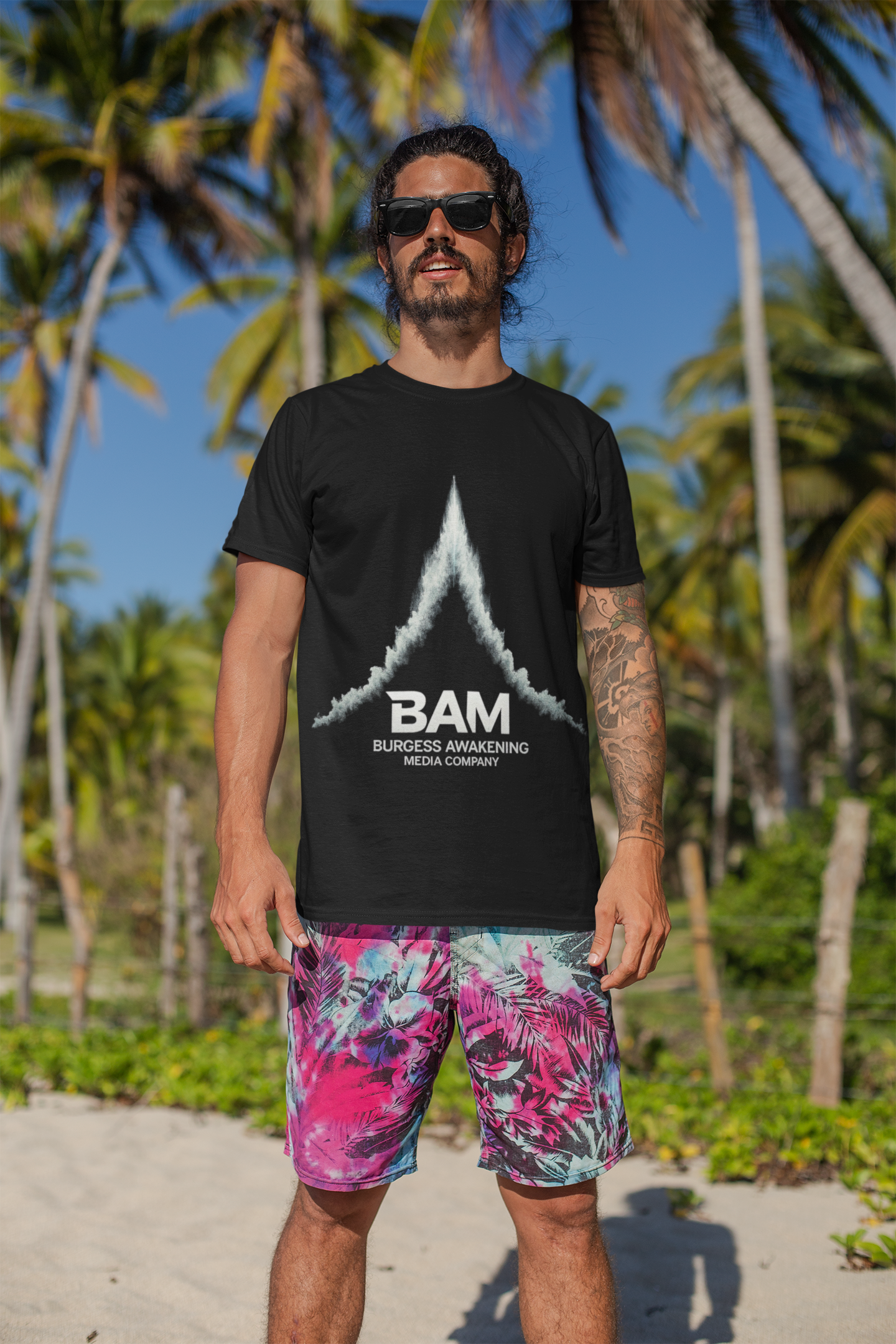 Awaken Loud Unisex Tee – QR Code Back + BAM Logo | Conscious Streetwear