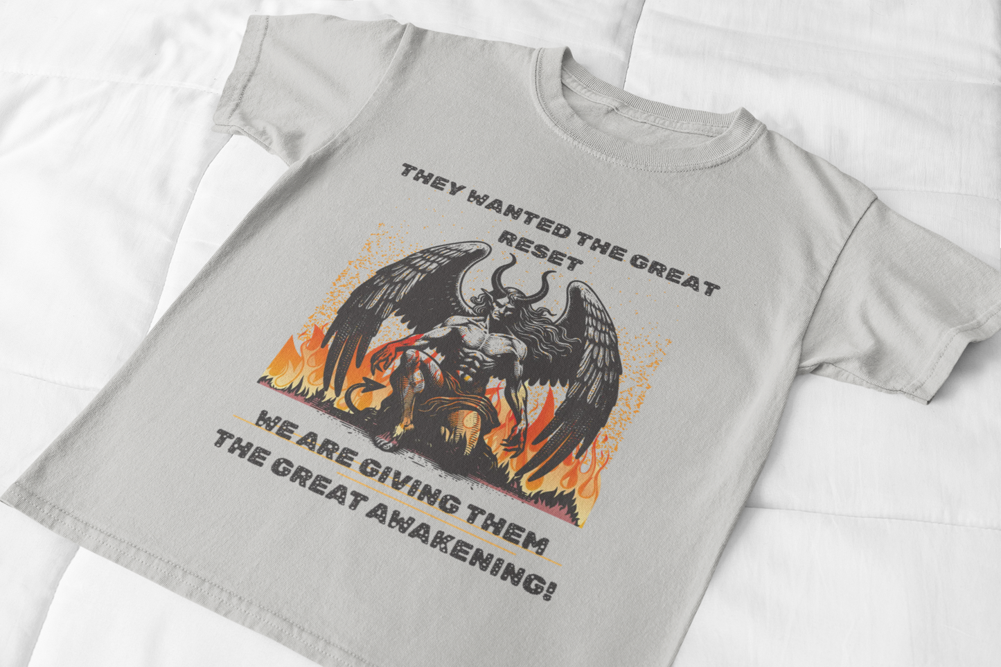 Great Awakening Graphic Tee – Bold Statement Unisex Shirt, Conspiracy Truth Seeker T-Shirt, Anti Great Reset, Freedom Fighter Gift, Festival & Streetwear