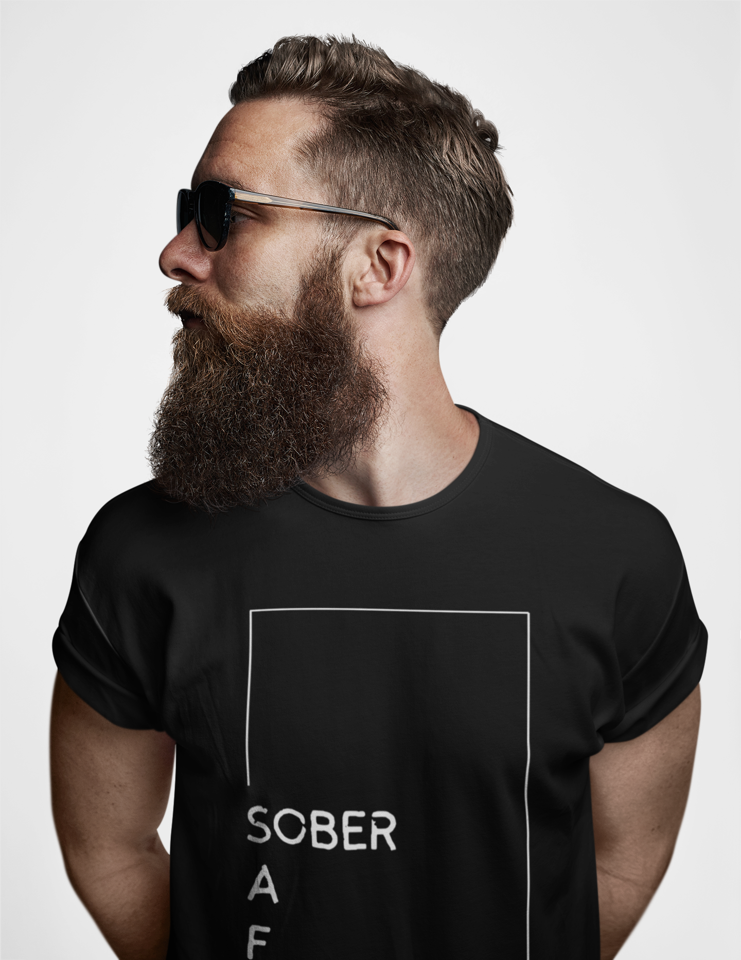 Sober AF T-Shirt – Calm Power Recovery Tee, Mindful Sobriety Apparel, Unisex Mental Clarity Shirt, Purpose Over Poison