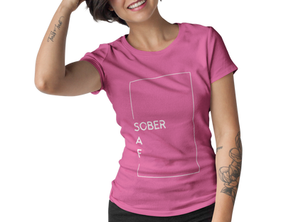 Sober AF T-Shirt – Calm Power Recovery Tee, Mindful Sobriety Apparel, Unisex Mental Clarity Shirt, Purpose Over Poison