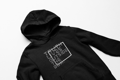“Outside the Box” Glitch Hoodie – Truth Can’t Be Contained