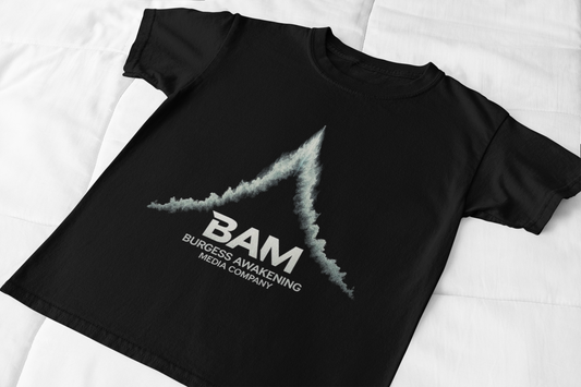 Awaken Loud Unisex Tee – QR Code Back + BAM Logo | Conscious Streetwear