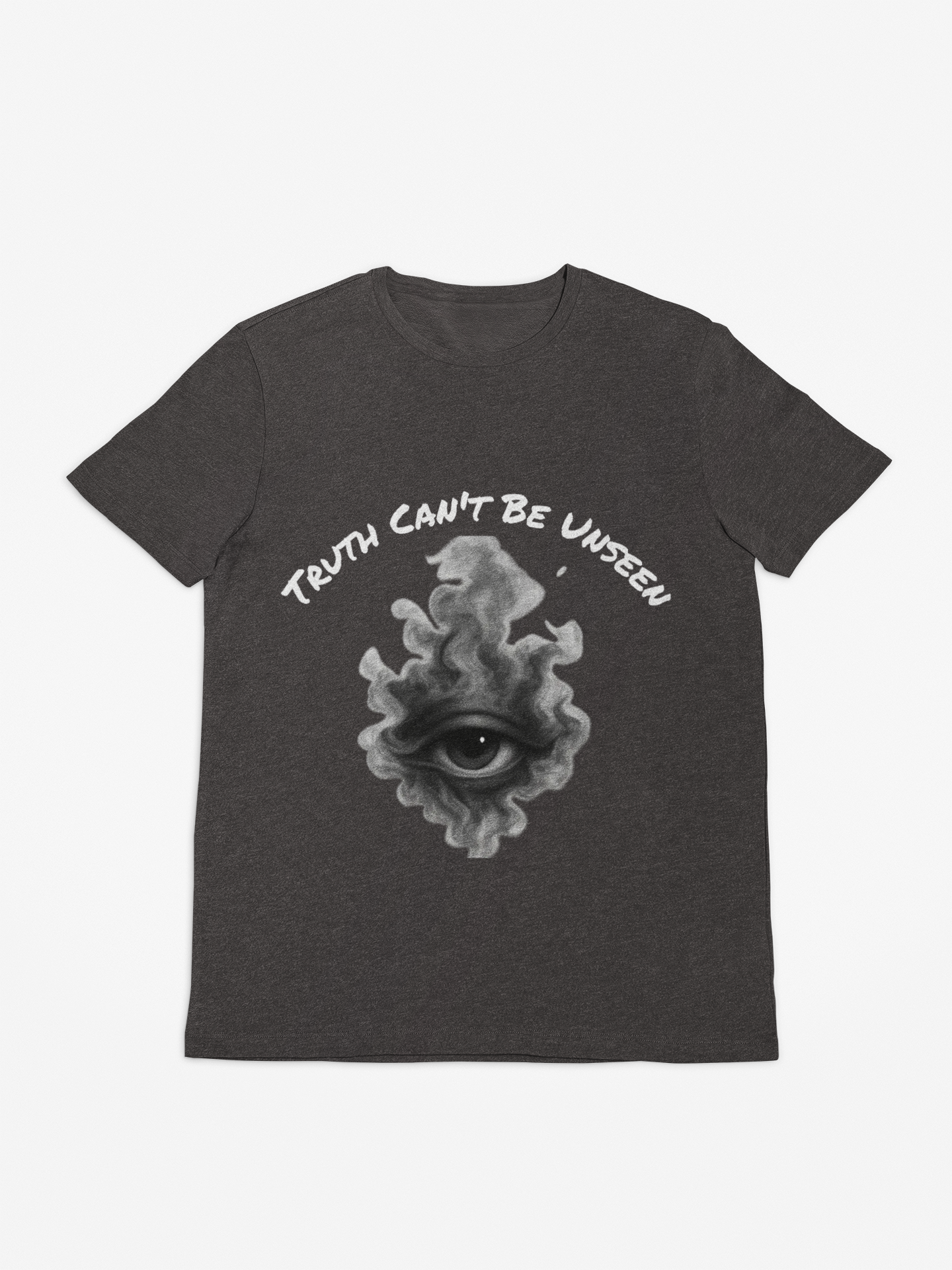 Truth Can’t Be Unseen Shirt – Third Eye Smoke Graphic Tee, Spiritual Awakened Shirt, Edgy Conscious T-Shirt for Men & Women