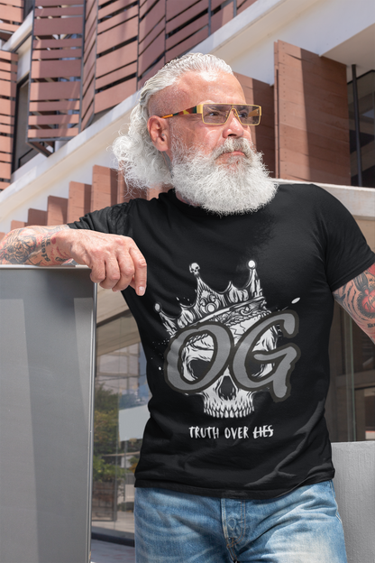 OG Truther Tee | Truth Over Lies Skull Design | Red-Pilled Nutrition Facts Shirt | Unisex Streetwear | Matrix Breaker Gift for Truth Seekers