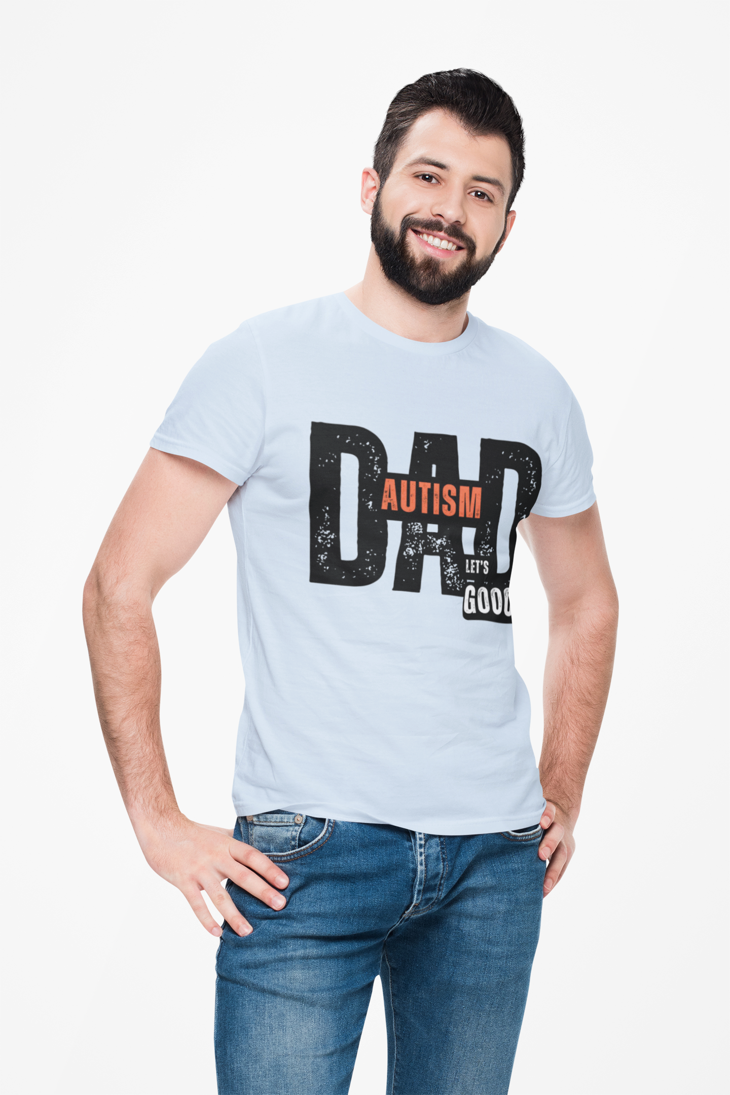Autism Dad – BAM Protector Tee | Strength, Patience & Unbreakable Love Edition