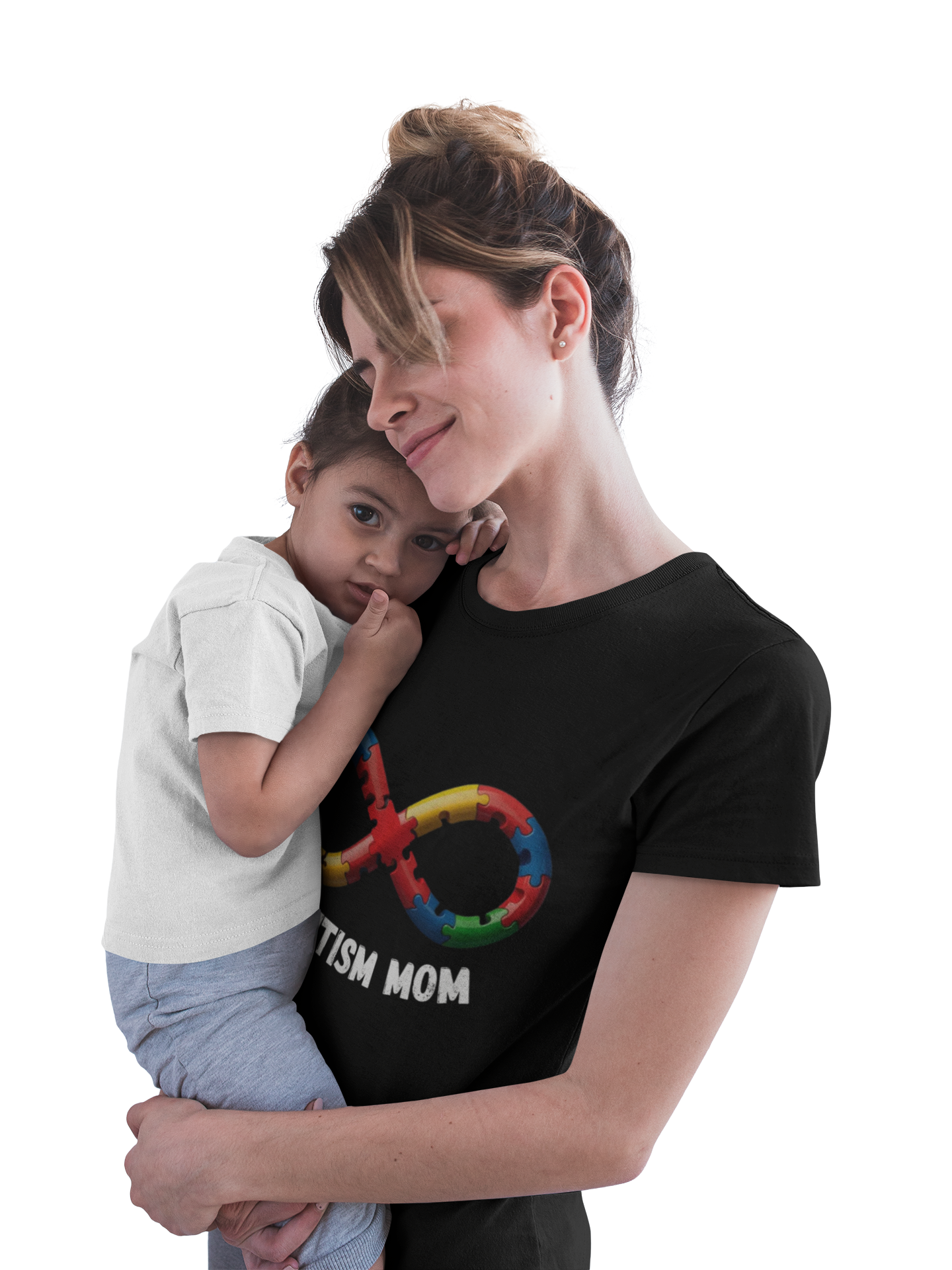 Autism Mom Puzzle Infinity T-Shirt | Strength, Love & Unbreakable Bond
