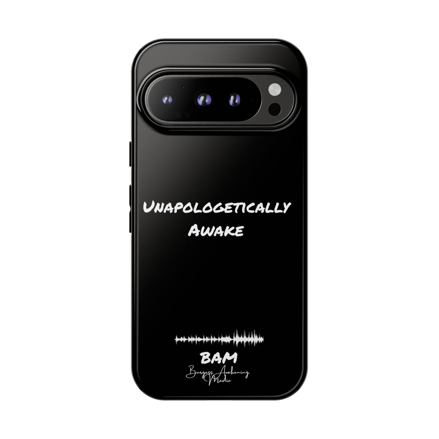 Unapologetically Awake – BAM Conscious Collection Case (Black Edition)