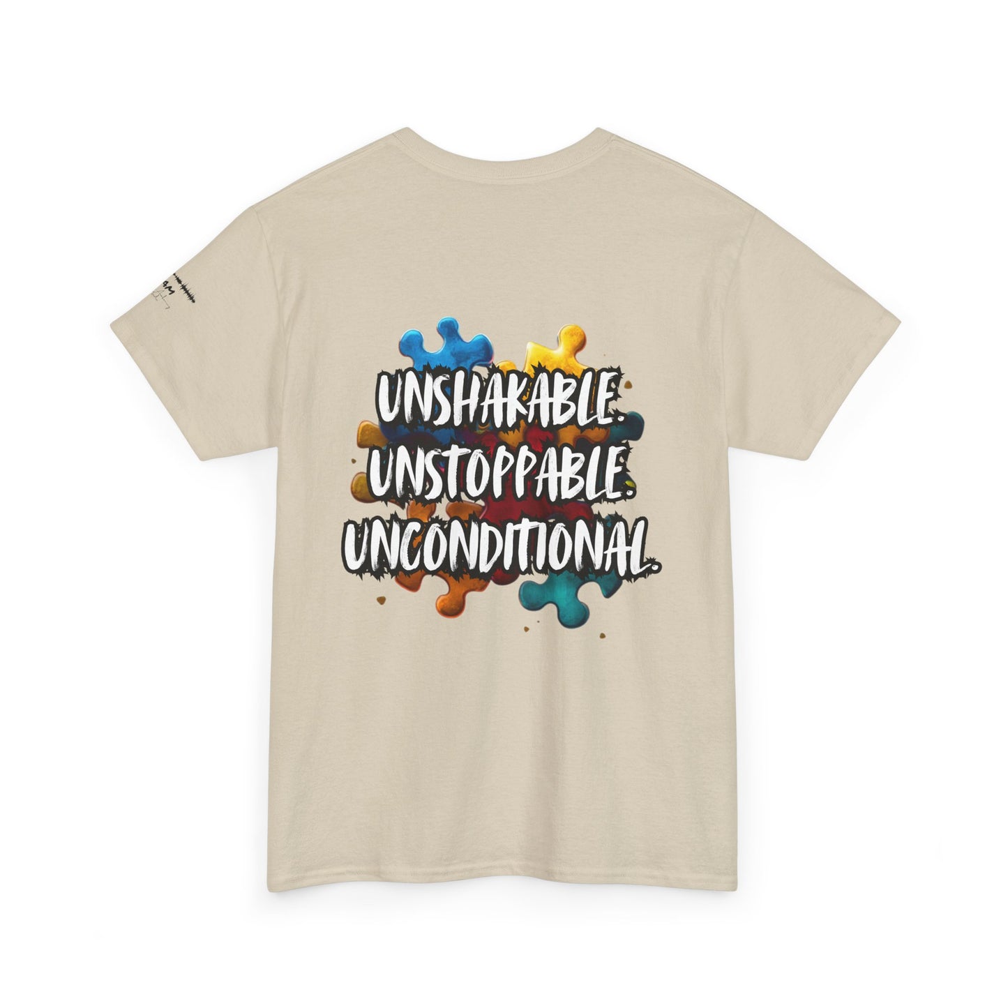 Autism Mom Puzzle Infinity T-Shirt | Strength, Love & Unbreakable Bond