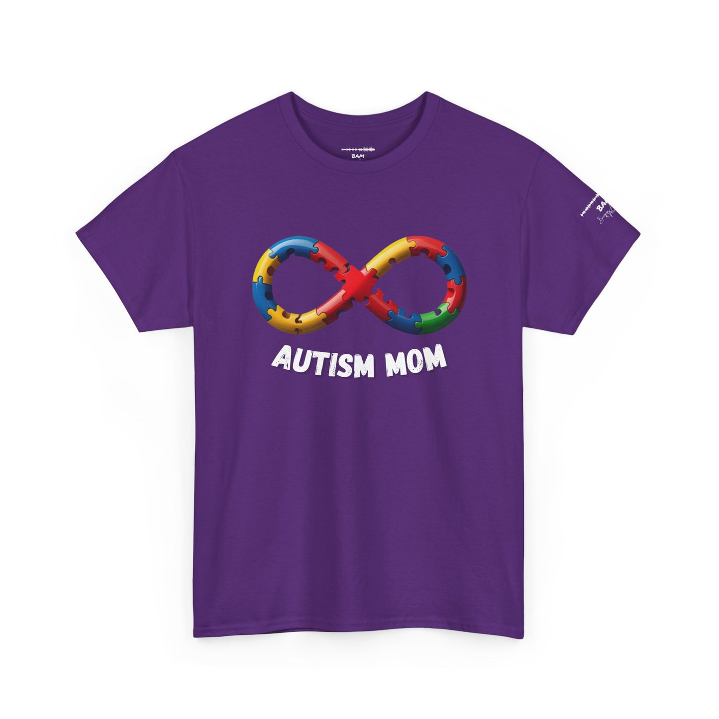 Autism Mom Puzzle Infinity T-Shirt | Strength, Love & Unbreakable Bond