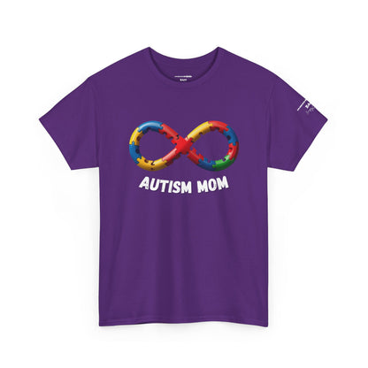 Autism Mom Puzzle Infinity T-Shirt | Strength, Love & Unbreakable Bond