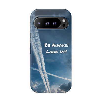 Be Awake – Look Up! Chemtrail Awareness Phone Case (BAM Conscious Collection)
