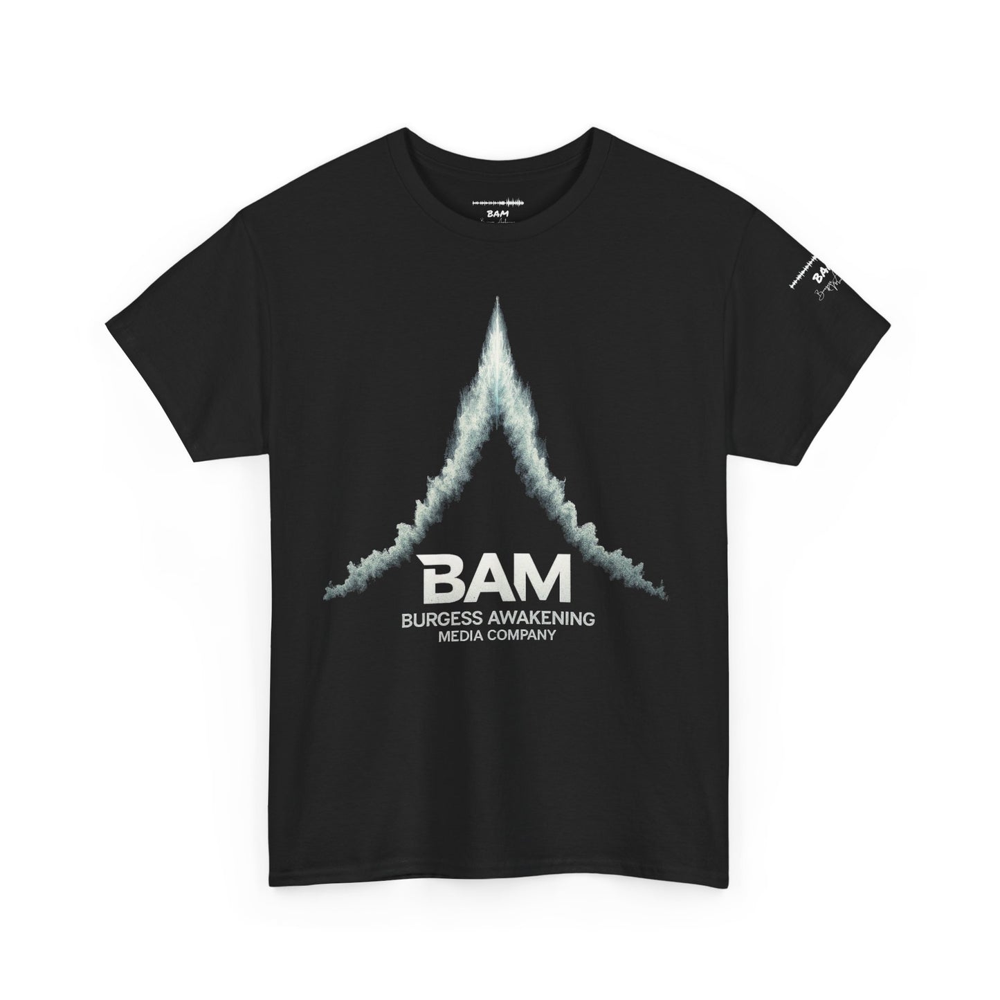 Awaken Loud Unisex Tee – QR Code Back + BAM Logo | Conscious Streetwear