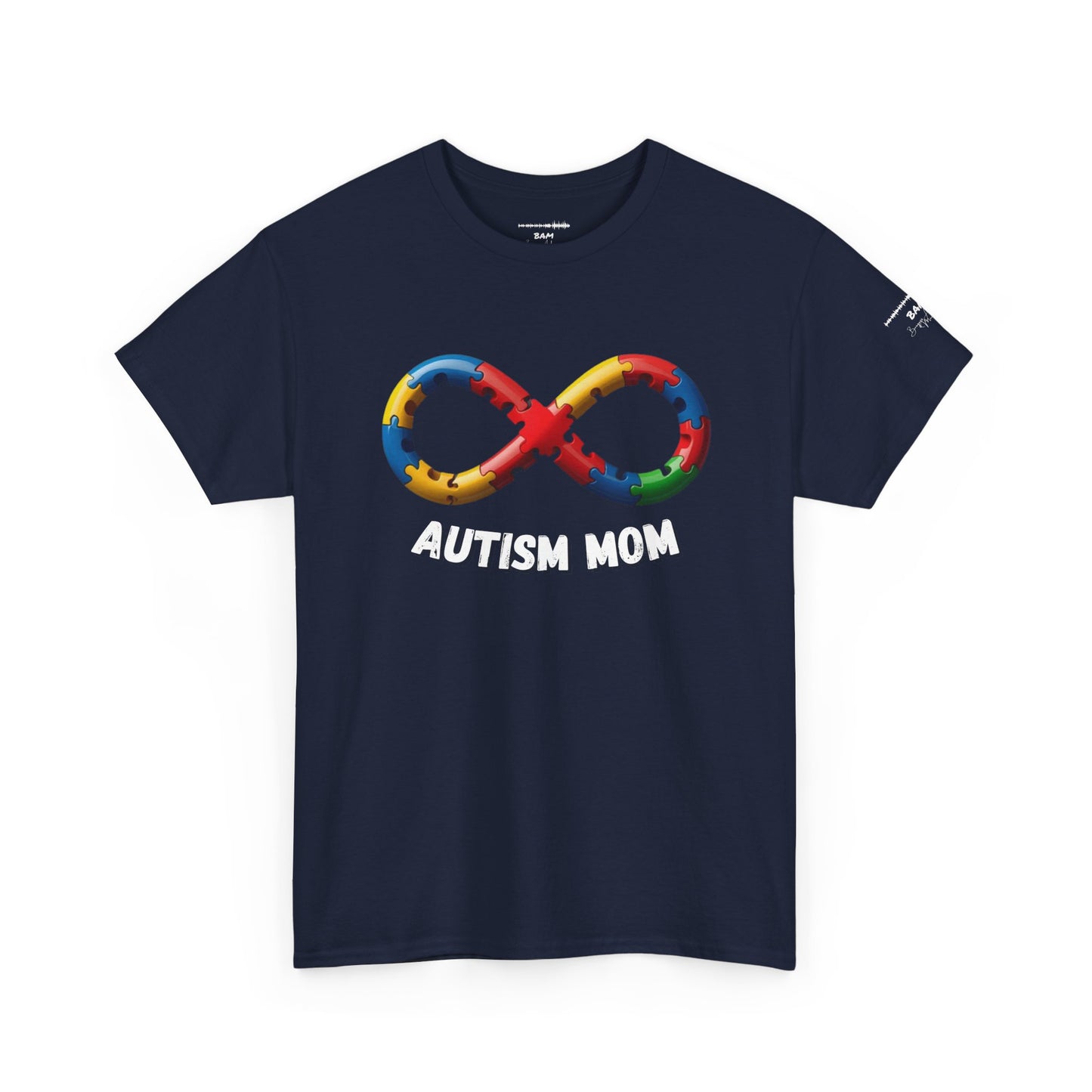 Autism Mom Puzzle Infinity T-Shirt | Strength, Love & Unbreakable Bond