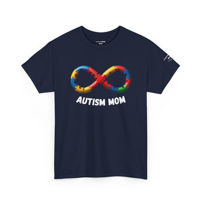 Autism Mom Puzzle Infinity T-Shirt | Strength, Love & Unbreakable Bond