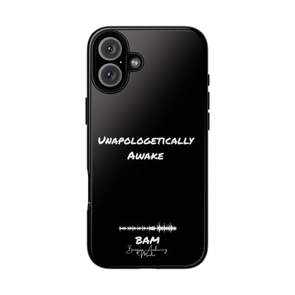 Unapologetically Awake – BAM Conscious Collection Case (Black Edition)