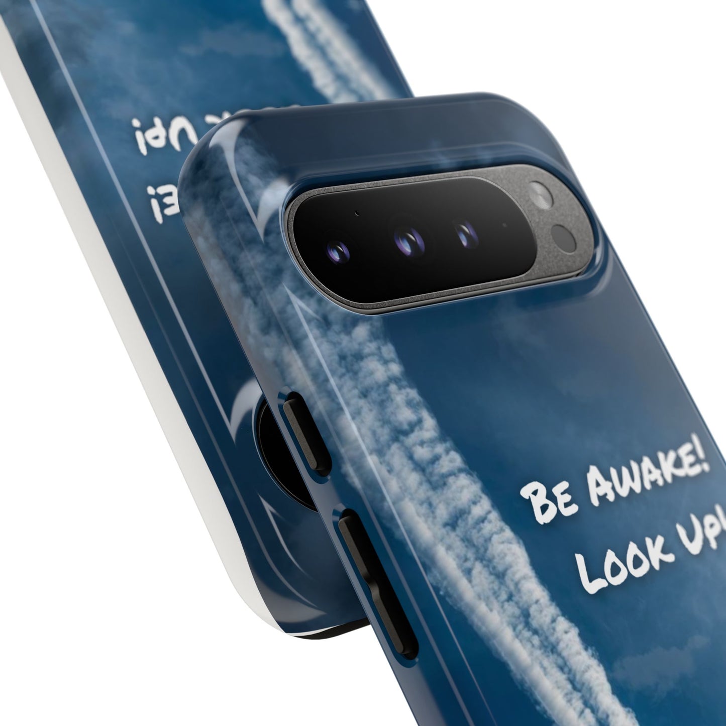 Be Awake – Look Up! Chemtrail Awareness Phone Case (BAM Conscious Collection)