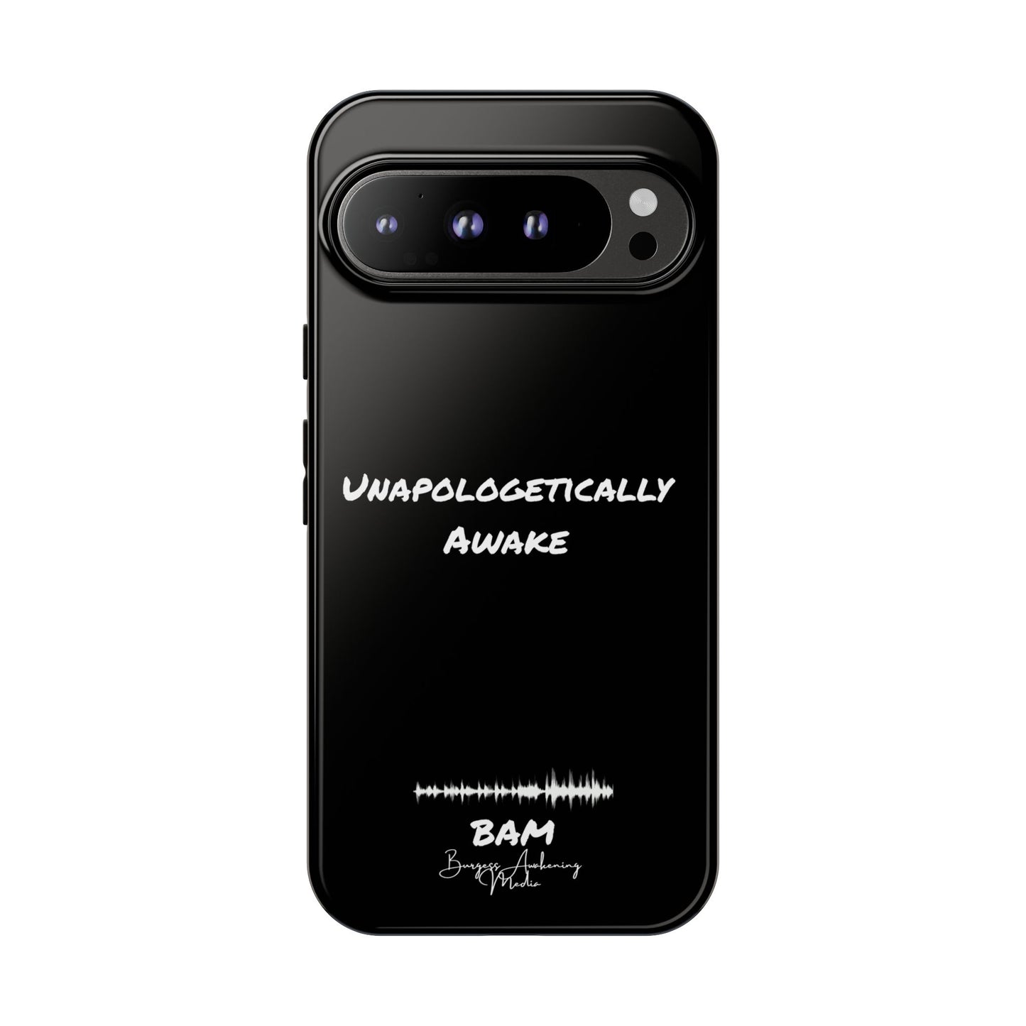 Unapologetically Awake – BAM Conscious Collection Case (Black Edition)