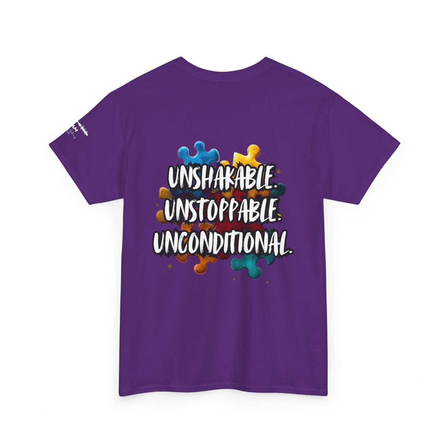Autism Mom Puzzle Infinity T-Shirt | Strength, Love & Unbreakable Bond