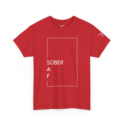 Sober AF T-Shirt – Calm Power Recovery Tee, Mindful Sobriety Apparel