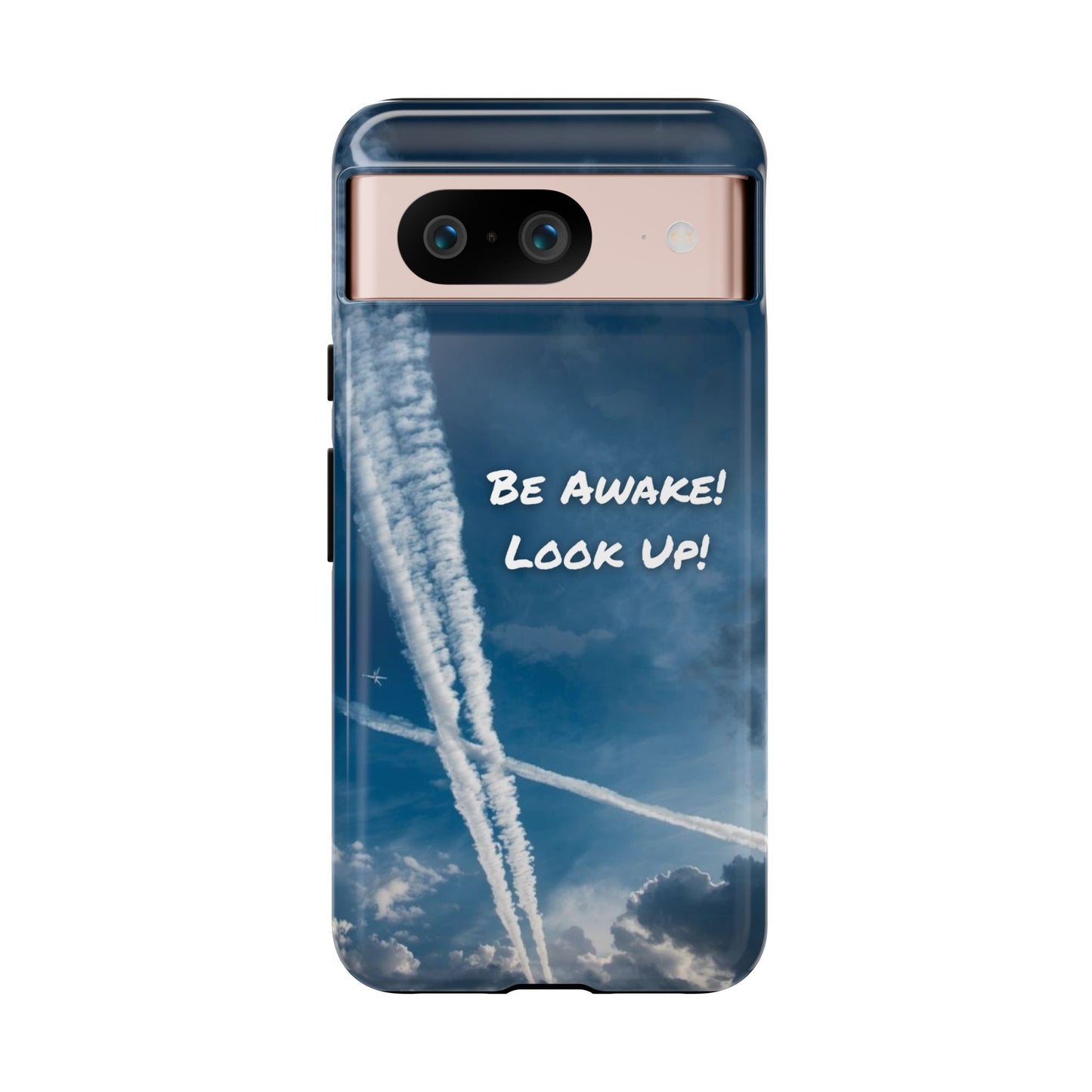 Be Awake – Look Up! Chemtrail Awareness Phone Case (BAM Conscious Collection)