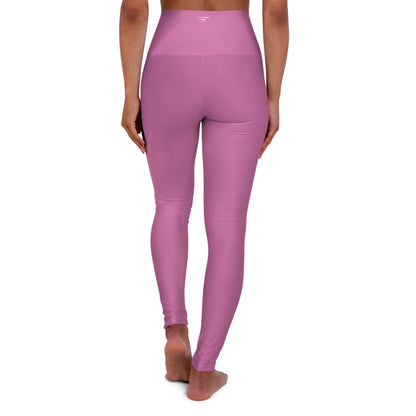 Awakened High-Waisted Leggings – Blush Pink | Burgess Awakening Media