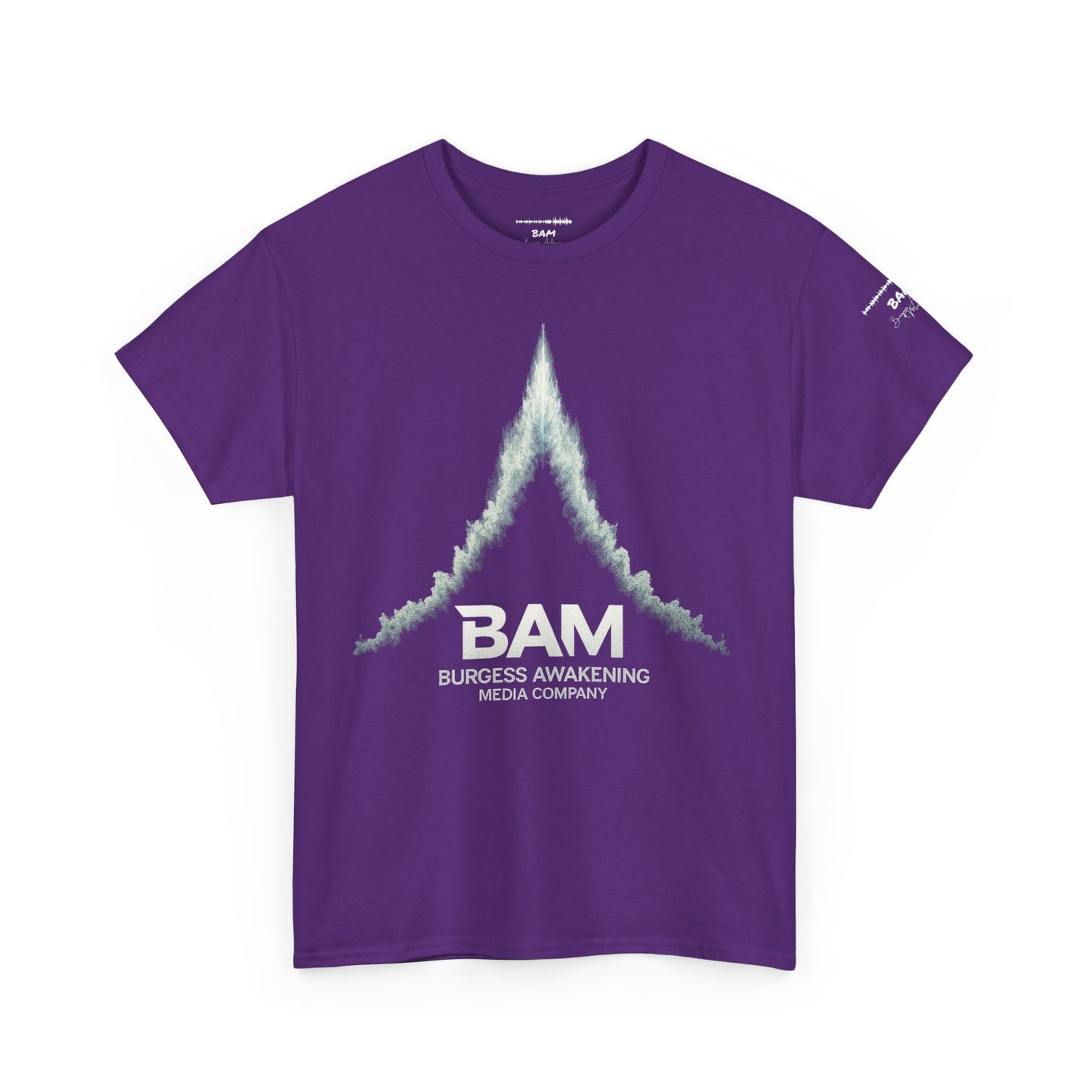 Awaken Loud Unisex Tee – QR Code Back + BAM Logo | Conscious Streetwear