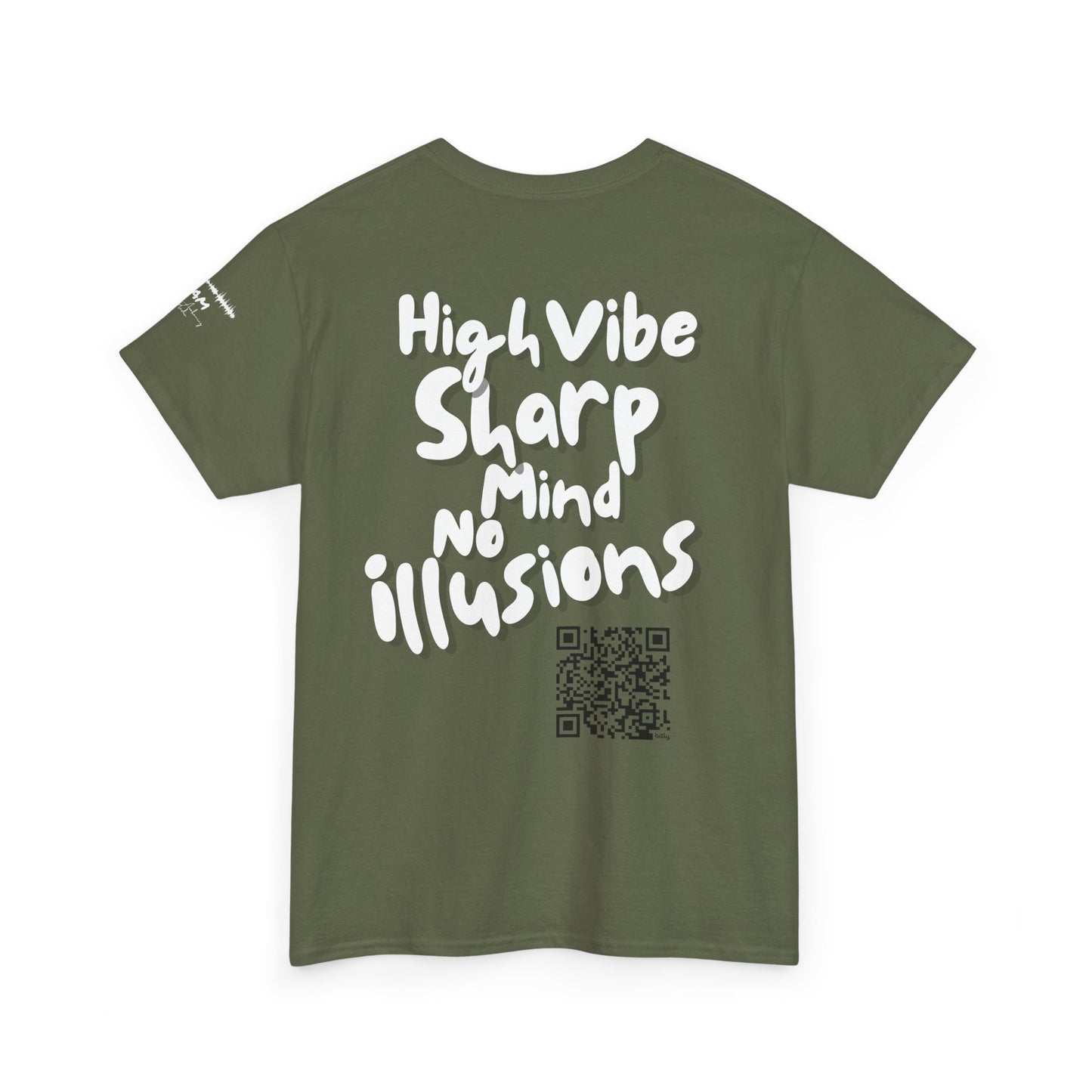 Awaken Loud Unisex Tee – QR Code Back + BAM Logo | Conscious Streetwear