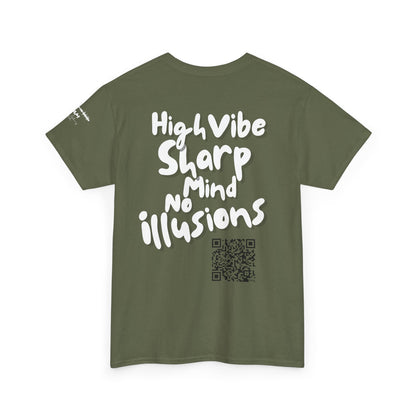 Awaken Loud Unisex Tee – QR Code Back + BAM Logo | Conscious Streetwear