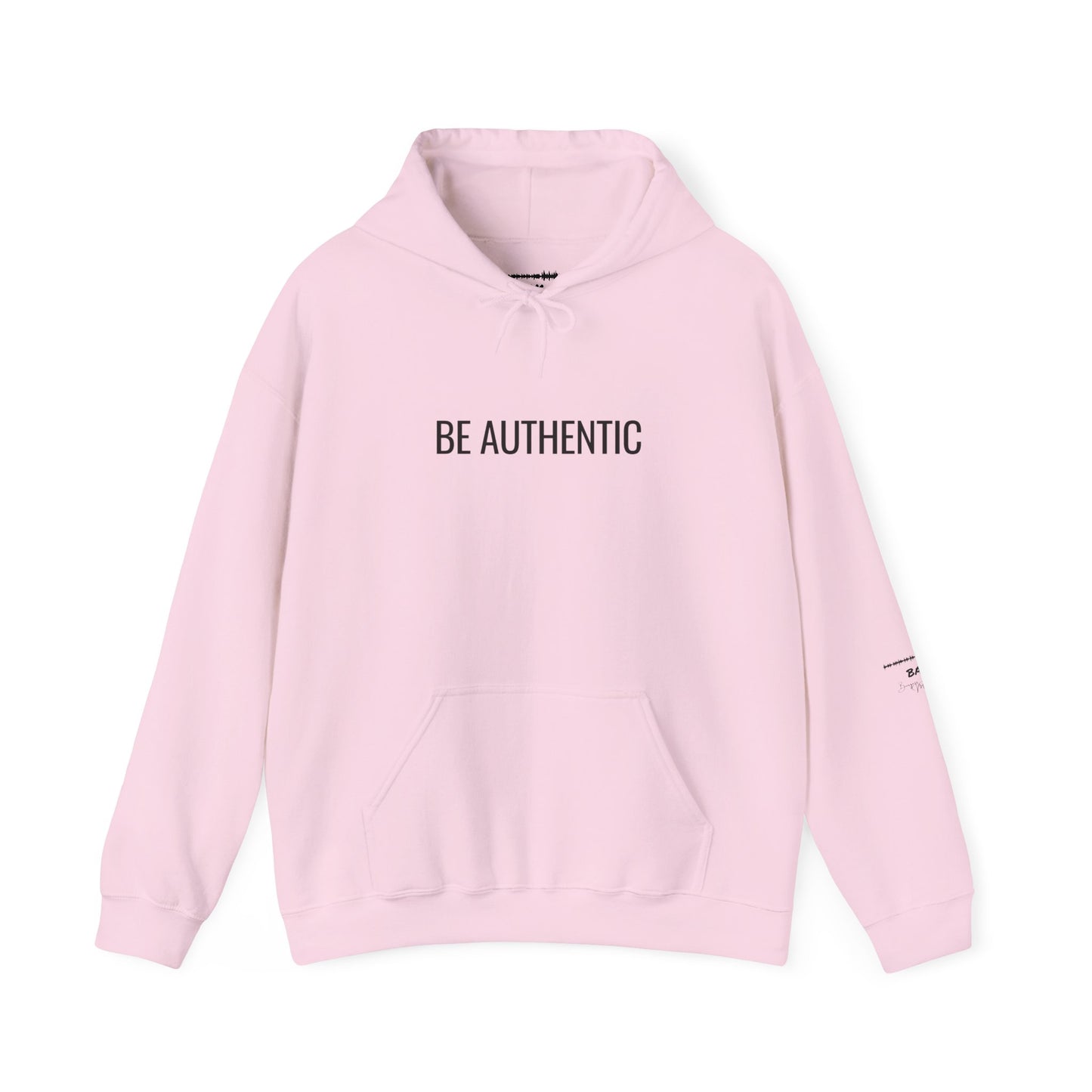 Be Authentic Hoodie | Minimalist Statement Hoodie | Unisex Premium Fleece | BAM Awakening