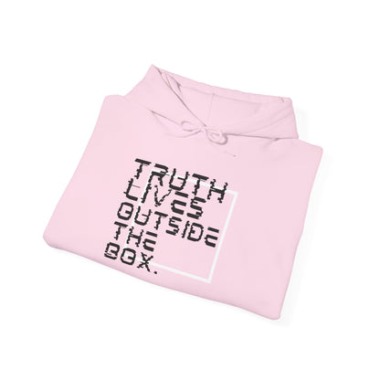 “Outside the Box” Glitch Hoodie – Truth Can’t Be Contained
