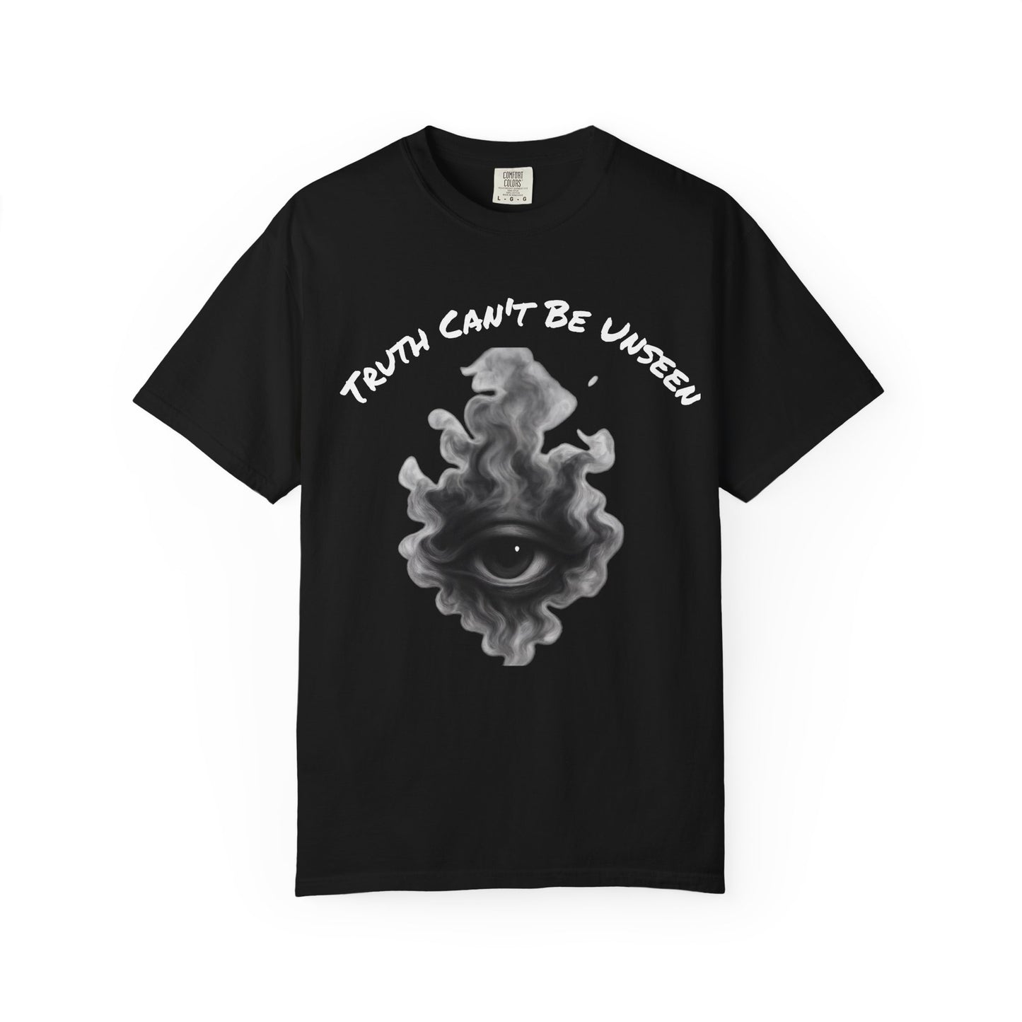 Truth Can’t Be Unseen Shirt – Third Eye Smoke Graphic Tee, Spiritual Awakened Shirt, Edgy Conscious T-Shirt for Men & Women
