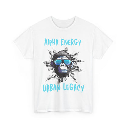 Urban Kong Streetwear Tee – Alpha Vibes, Ape Energy, City Jungle Shirt, Graphic Unisex Comfort Fit, Concrete King Apparel