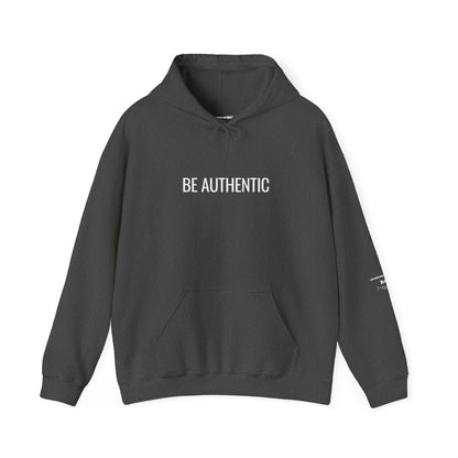 Be Authentic Hoodie | Minimalist Statement Hoodie | Unisex Premium Fleece | BAM Awakening