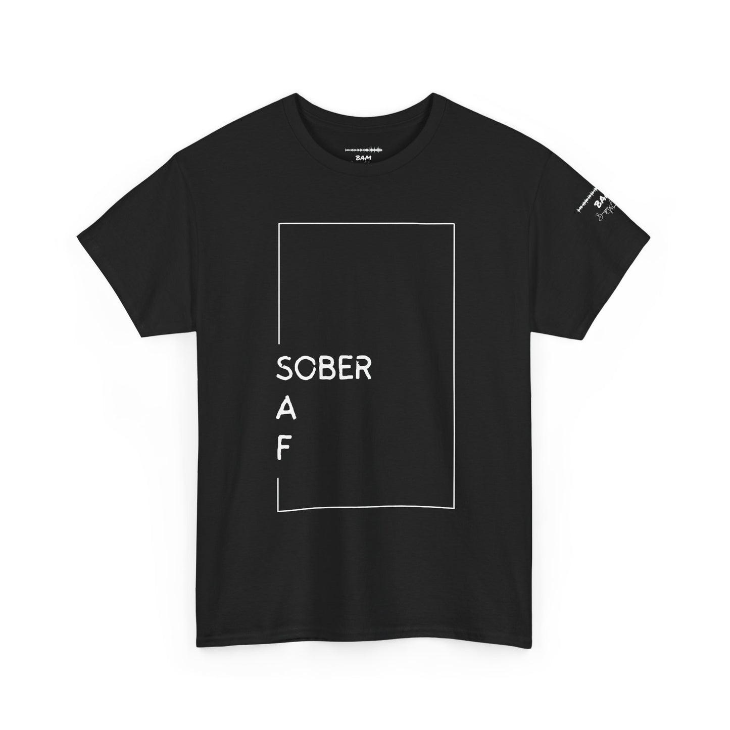 Sober AF T-Shirt – Calm Power Recovery Tee, Mindful Sobriety Apparel