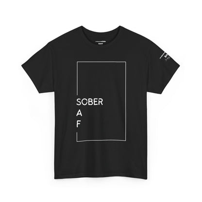 Sober AF T-Shirt – Calm Power Recovery Tee, Mindful Sobriety Apparel