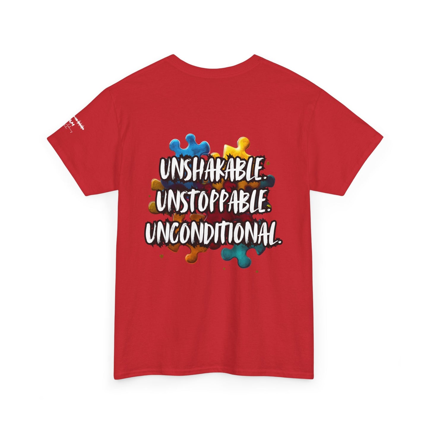 Autism Mom Puzzle Infinity T-Shirt | Strength, Love & Unbreakable Bond