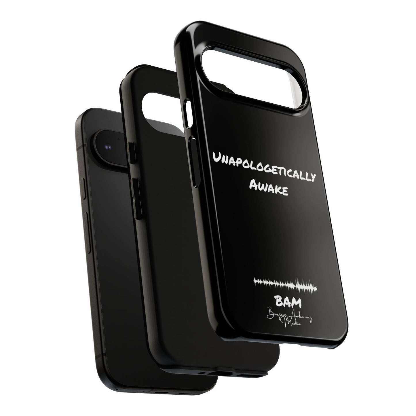 Unapologetically Awake – BAM Conscious Collection Case (Black Edition)