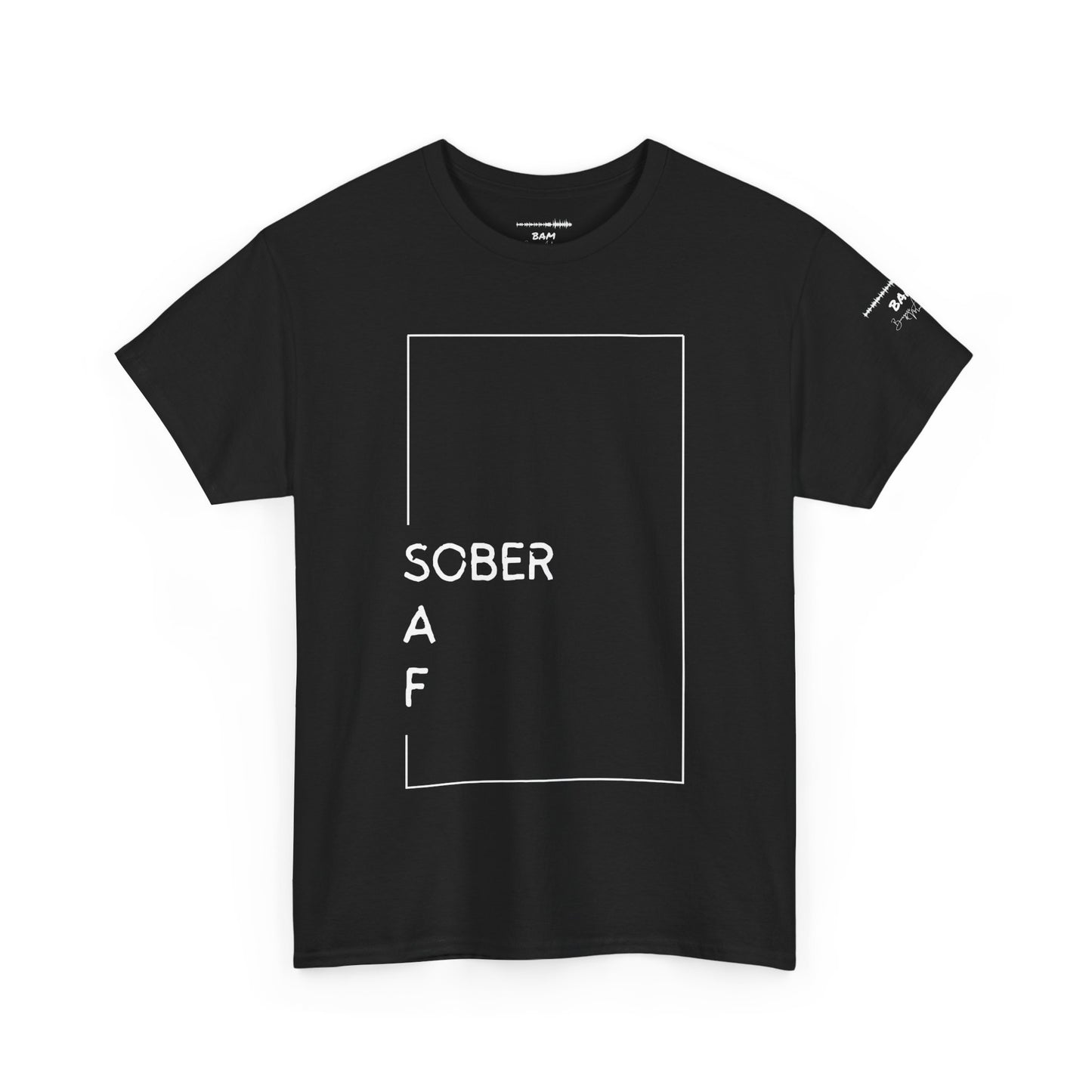 Sober AF T-Shirt – Calm Power Recovery Tee, Mindful Sobriety Apparel, Unisex Mental Clarity Shirt, Purpose Over Poison