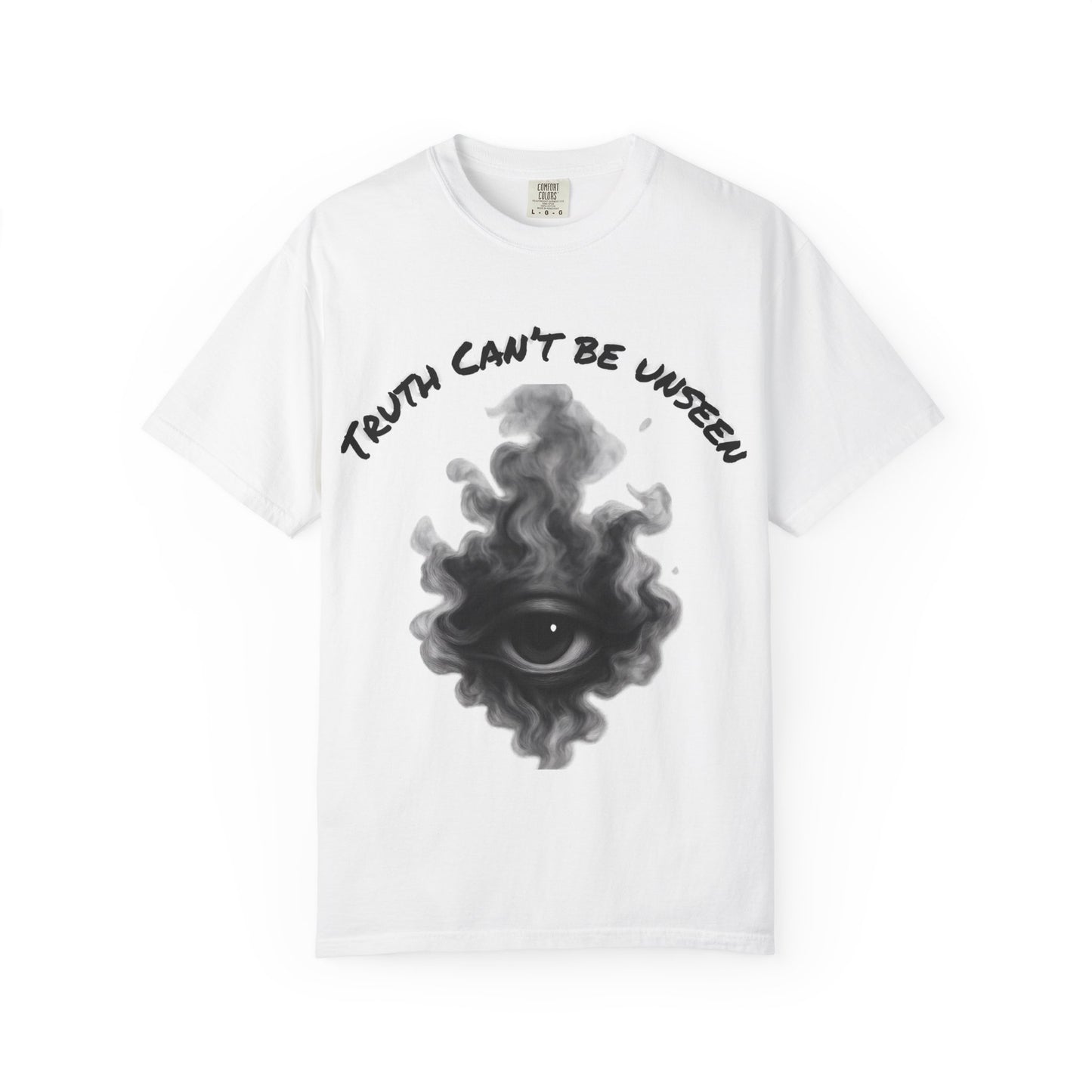 Truth Can’t Be Unseen Shirt – Third Eye Smoke Graphic Tee, Spiritual Awakened Shirt, Edgy Conscious T-Shirt for Men & Women