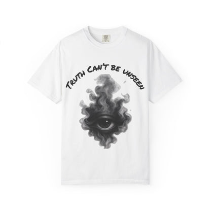 Truth Can’t Be Unseen Shirt – Third Eye Smoke Graphic Tee, Spiritual Awakened Shirt, Edgy Conscious T-Shirt for Men & Women