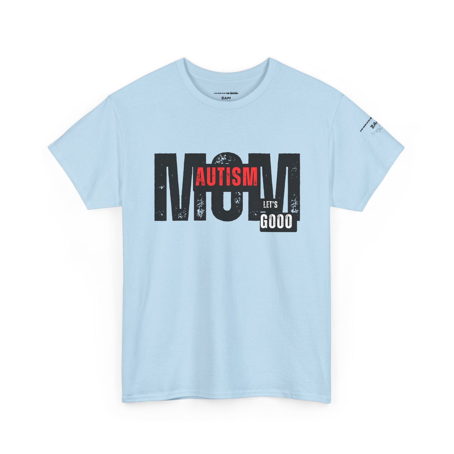 Autism Mom – BAM Heart Warrior Tee | Strength, Patience & Pure Love Edition