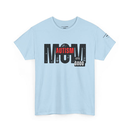 Autism Mom – BAM Heart Warrior Tee | Strength, Patience & Pure Love Edition
