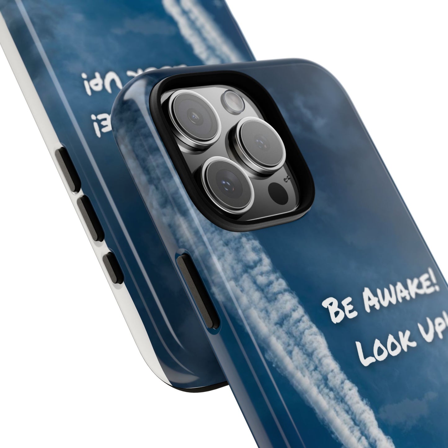 Be Awake – Look Up! Chemtrail Awareness Phone Case (BAM Conscious Collection)